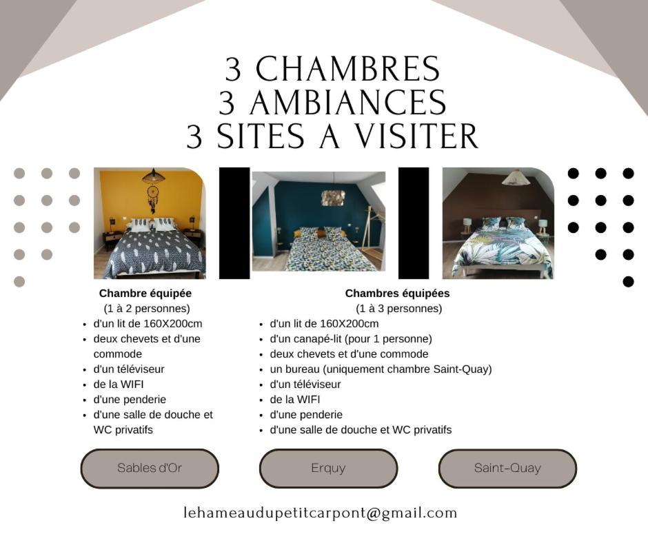 Le Hameau Du Petit Carpont - Chambres D'Hotes -Baie De Saint-Brieuc-Entre-Paimpol Et Erquy - Petit Dejeuner Breton Ploufragan Exterior foto